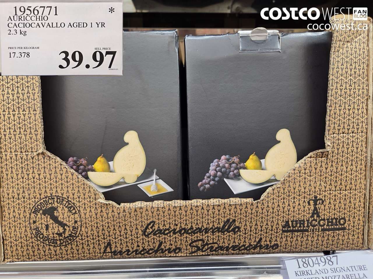 AURICCHIO CACIOCAVALLO AGED 1 YR 2.3 kg