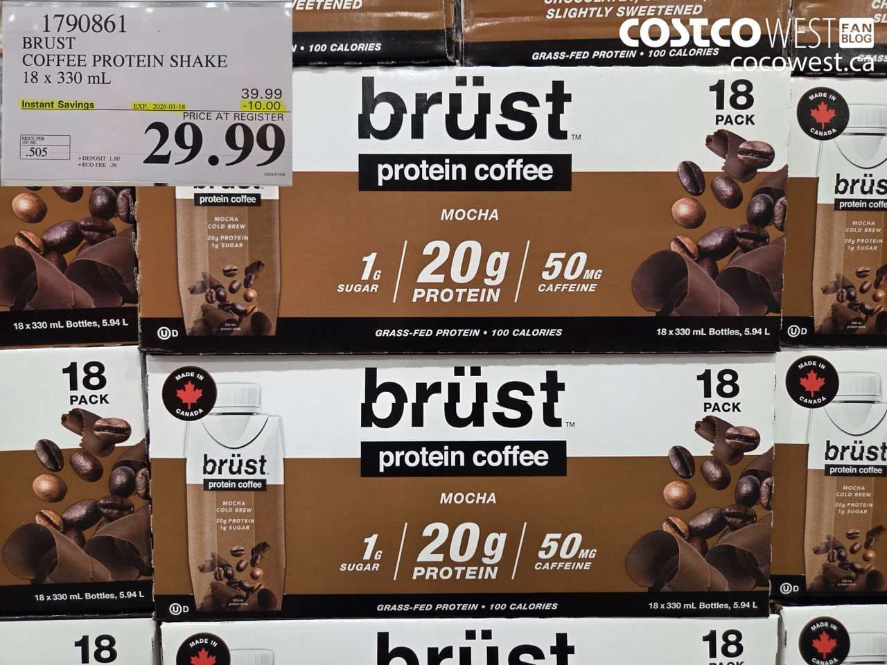 BRUST MOCHA PROTEIN COFFEE 18 X 330ML