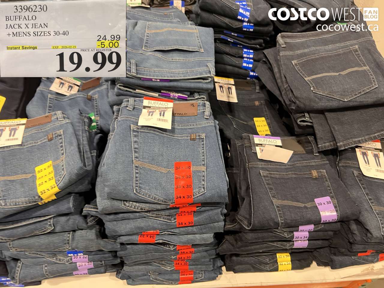 BUFFALO JACK X JEAN MENS SIZES 30-40