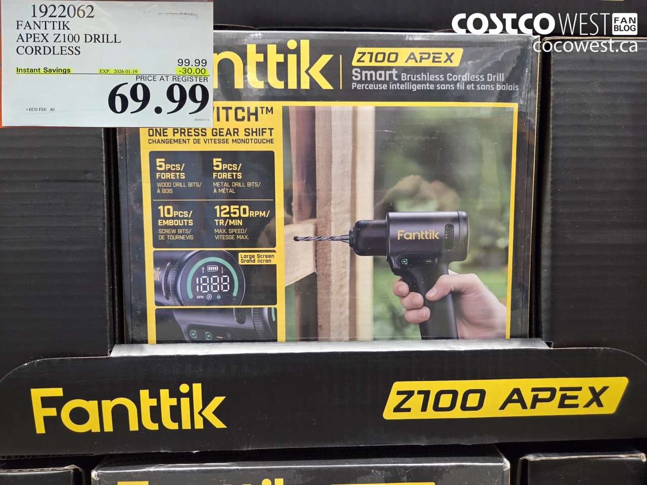 FANTTIK APEX Z100 DRILL CORDLESS