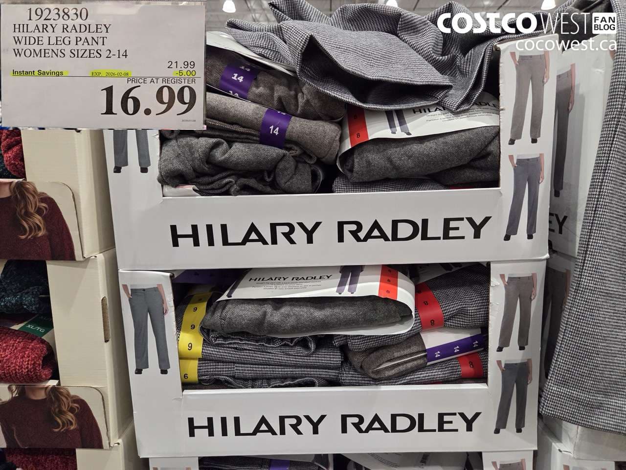 HILARY RADLEY WIDE LEG PANT WOMENS SIZES 2-14