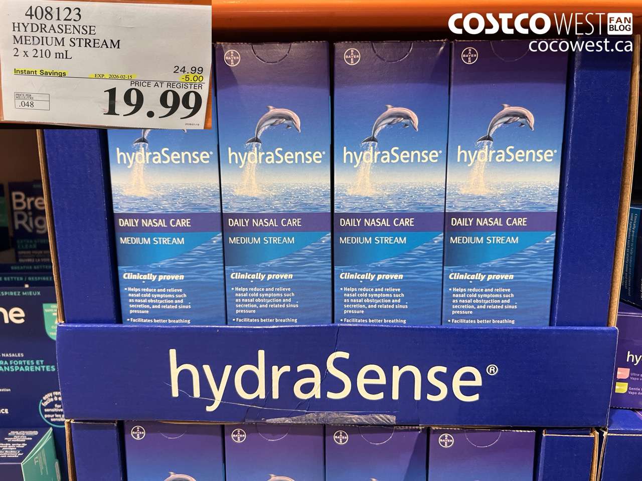 HYDRASENSE MEDIUM STREAM 2 x 210 ml