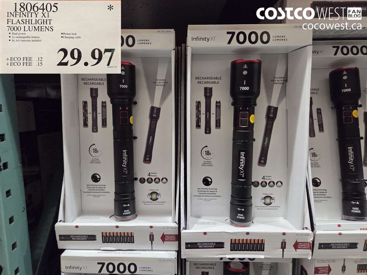 INFINITY X1 7,000L FLASHLIGHT HYBRID POWER