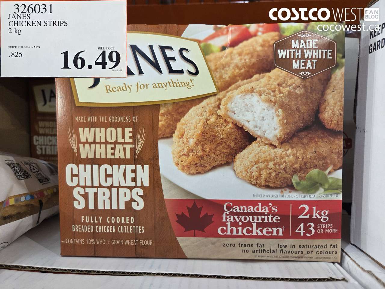 JANES CHICKEN STRIPS 2 kg