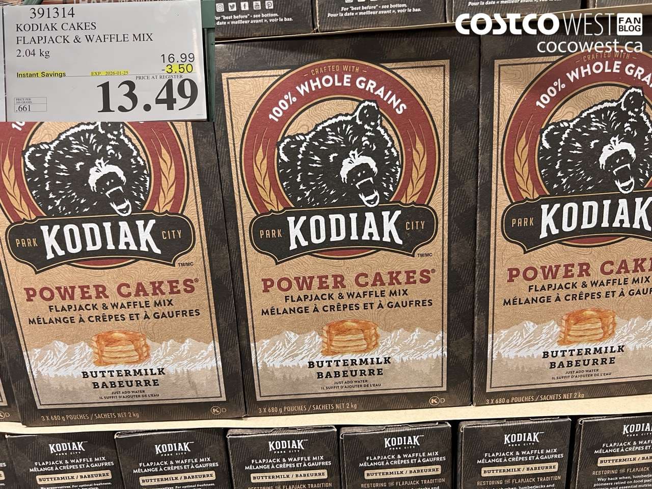 KODIAK CAKES FLAPJACK & WAFFLE MIX 2.04 kg