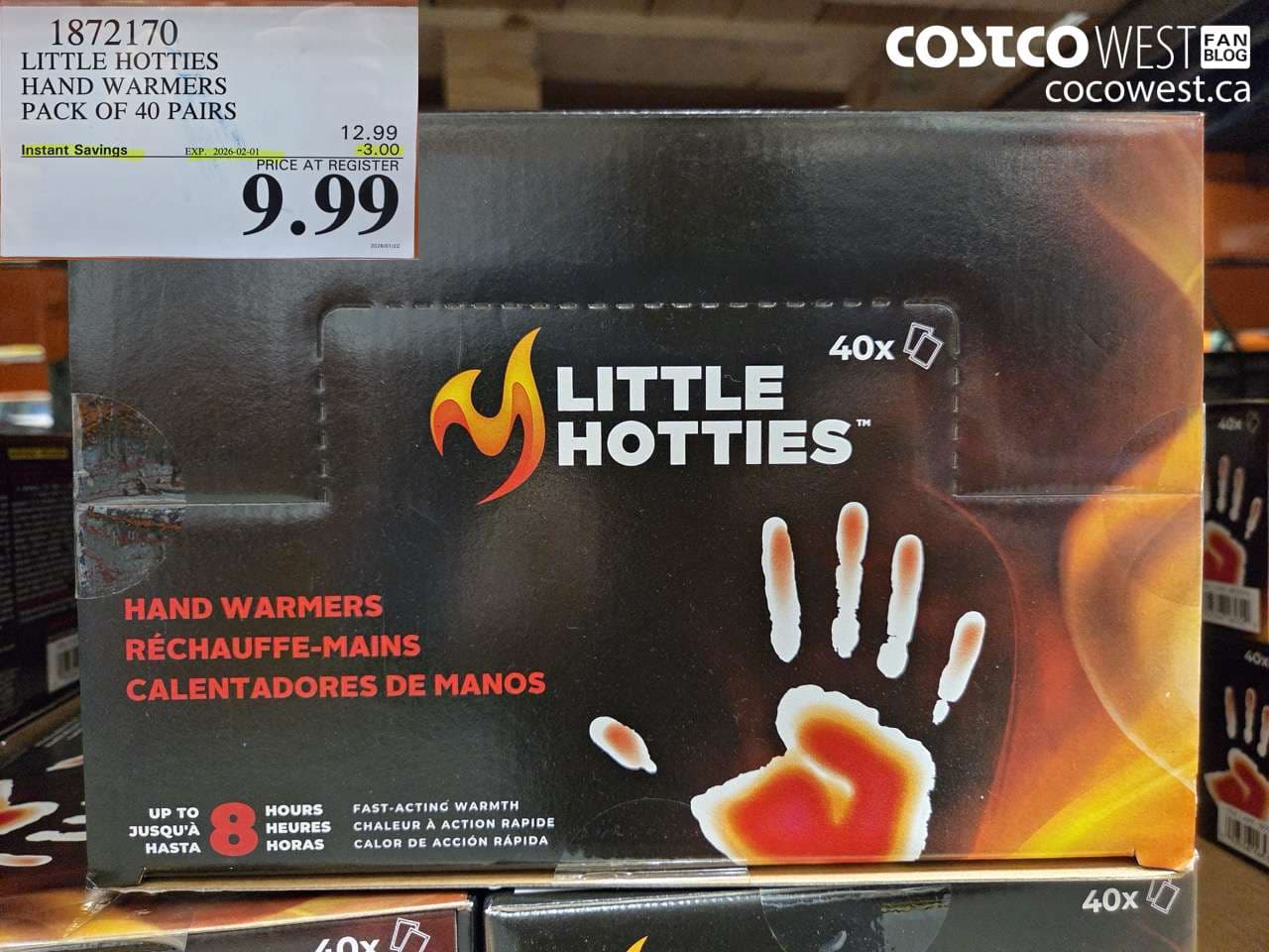 LITTLE HOTTIES HAND WARMERS PACK OF 40 PAIRS