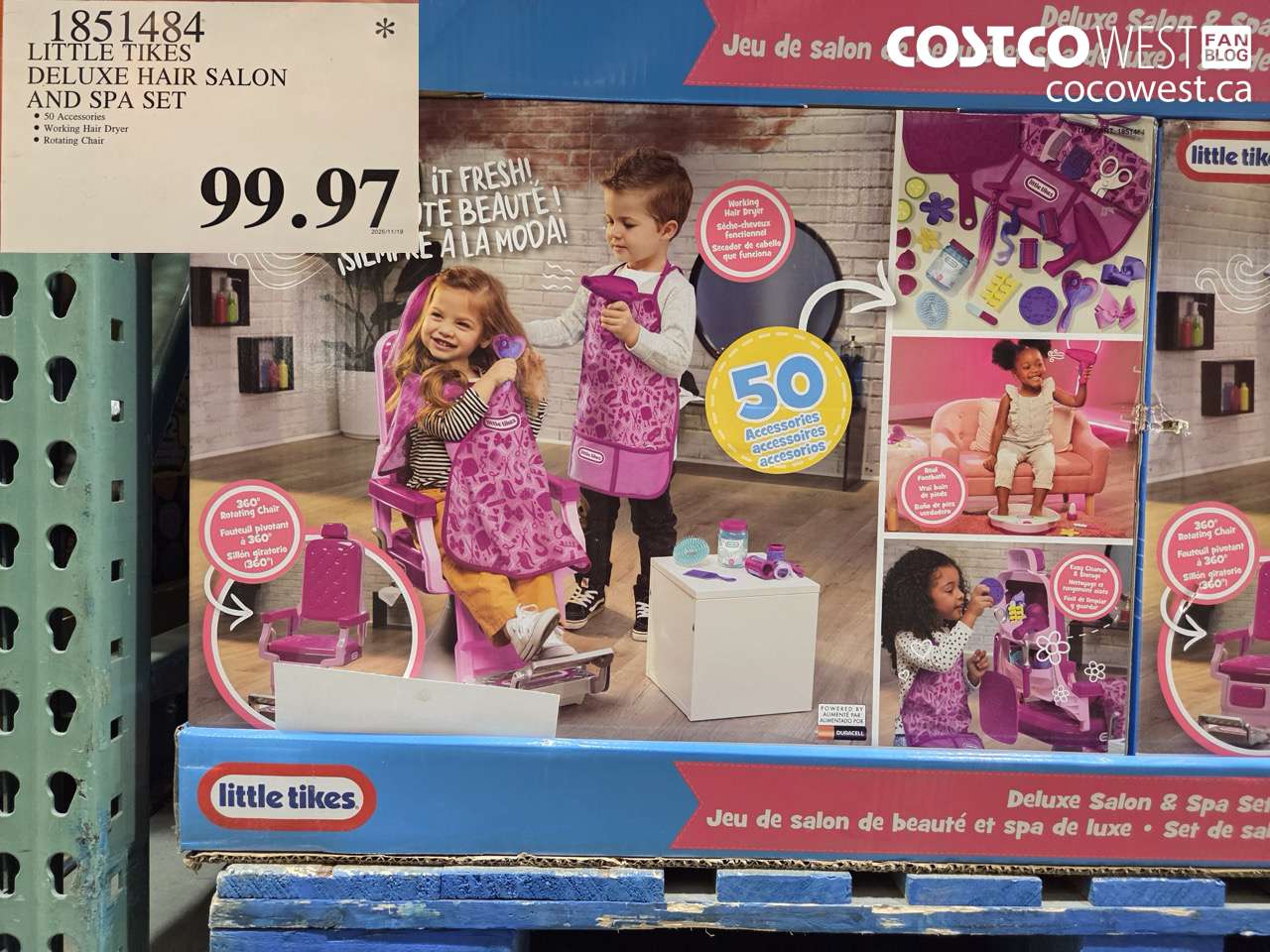 LITTLE TIKES DELUXE HAIR SALON AND SPA SET