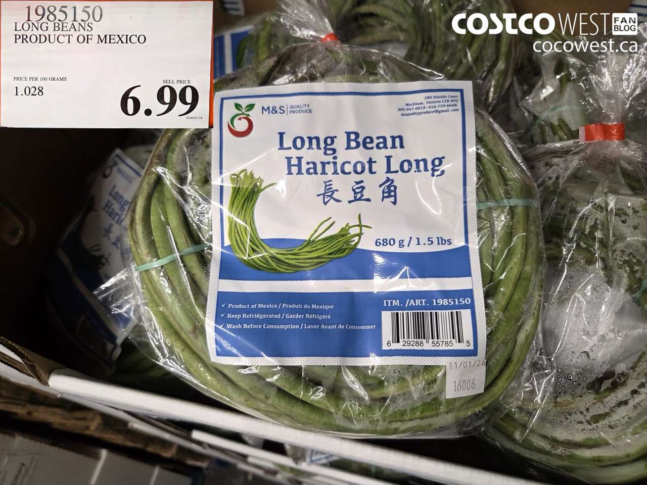 LONG BEANS PRODUCT OF MEXICO