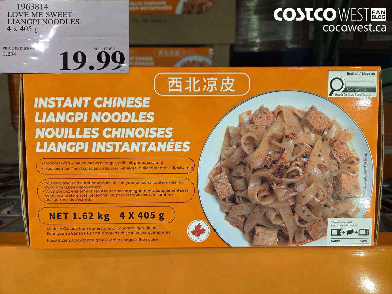 LOVE ME SWEET LIANGPI NOODLES 4 X 405G