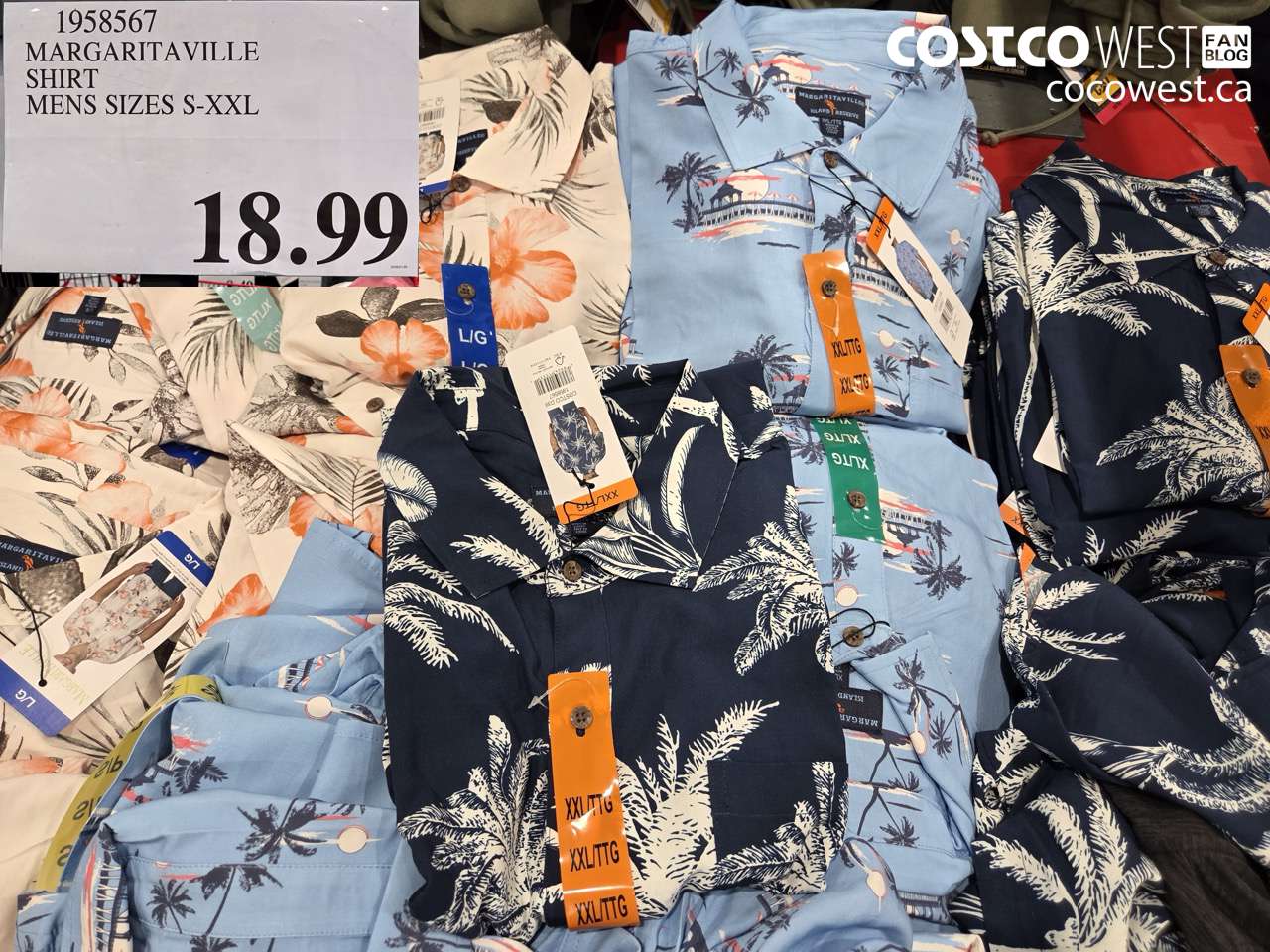 MARGARITAVILLE SHIRT MENS SIZES S-XXL