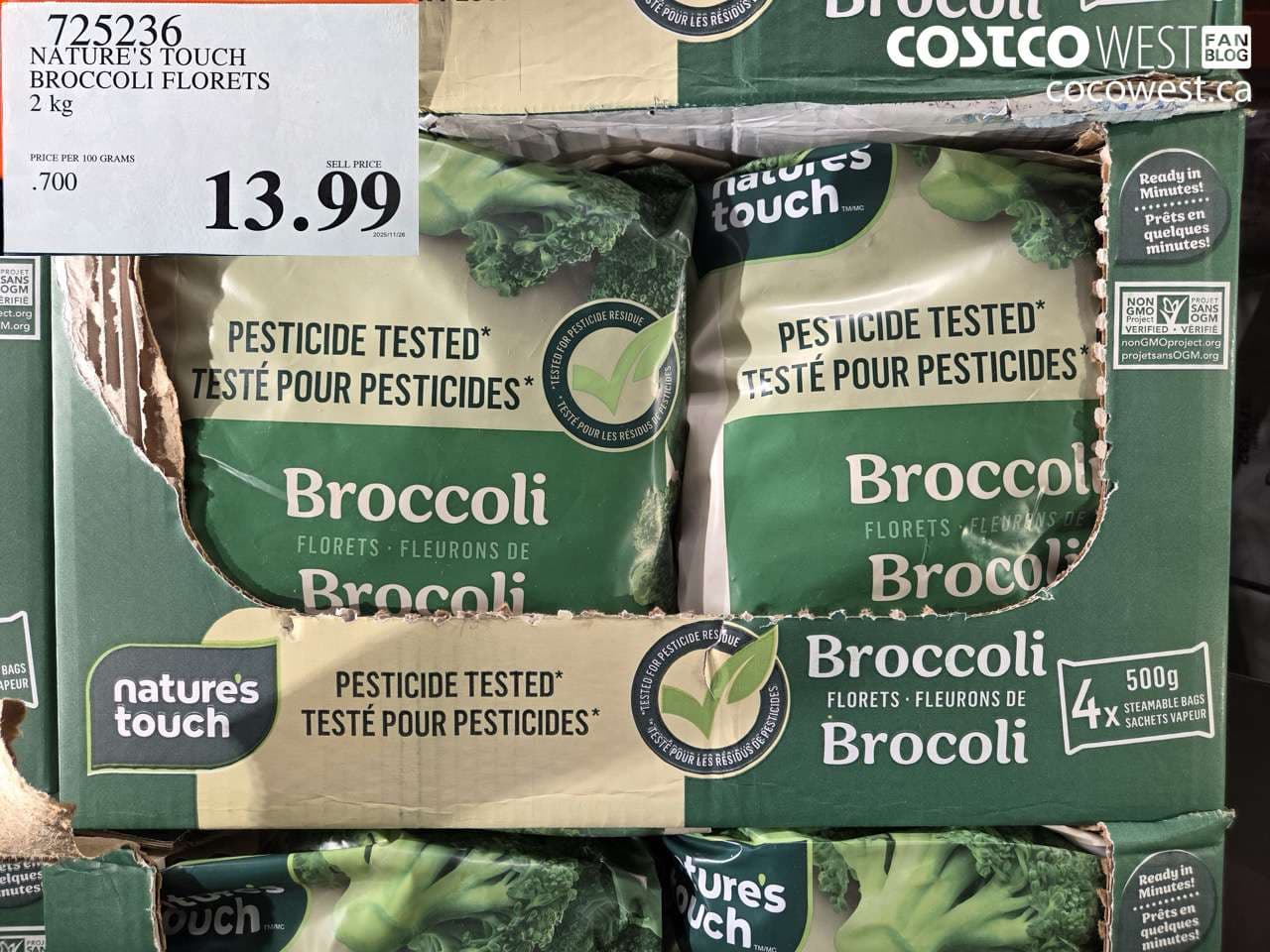 NATURE’S TOUCH PESTCIDE FREE BROCCOLI 2 kg