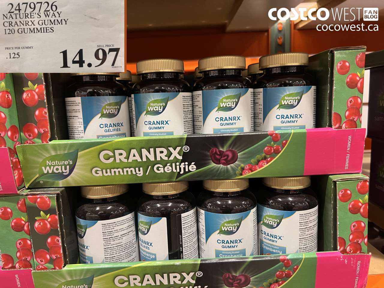 NATURE’S WAY CRANRX GUMMY 120 GUMMIES
