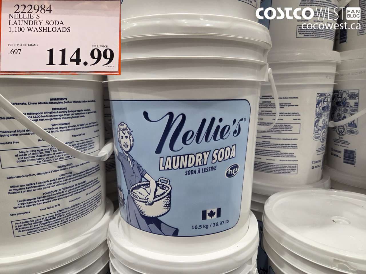 NELLIE’S LAUNDRY SODA 1,100 WASHLOADS