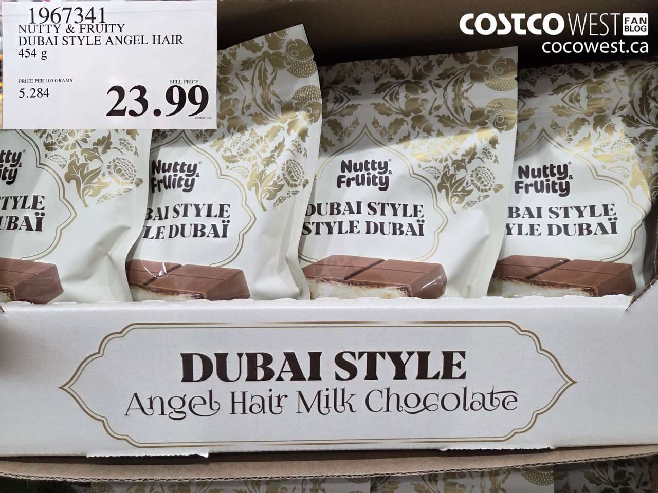 NUTTY & FRUITY DUBAI STYLE ANGEL HAIR 454G