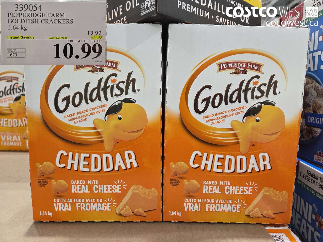 PEPPERIDGE FARM GOLDFISH CRACKERS 1.64 kg