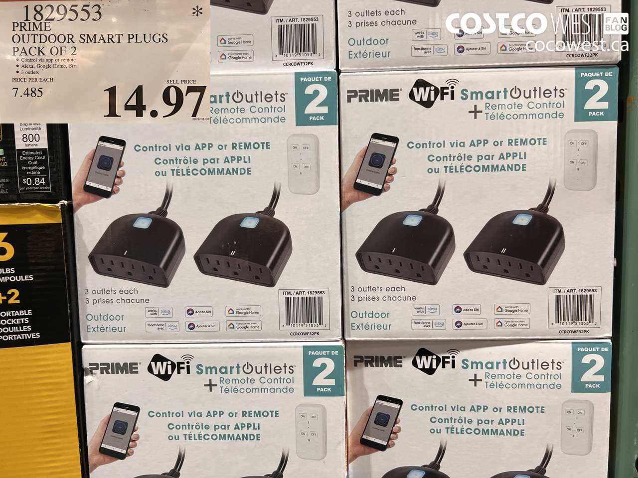 PRIME OUTDOOR SMART PLUGS PACK OF 2