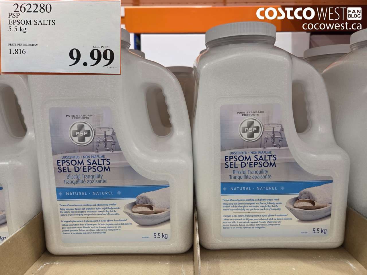 PSP EPSOM SALTS 5.5 kg