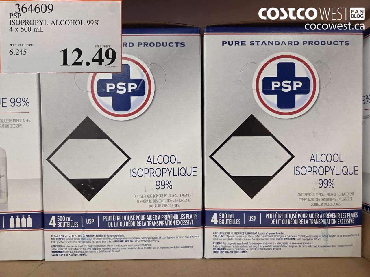 PSP ISOPROPYL ALCOHOL 99% 4 X 500 ml