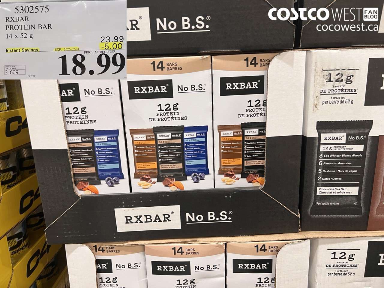 RXBAR PROTEIN BAR 14 X 52G