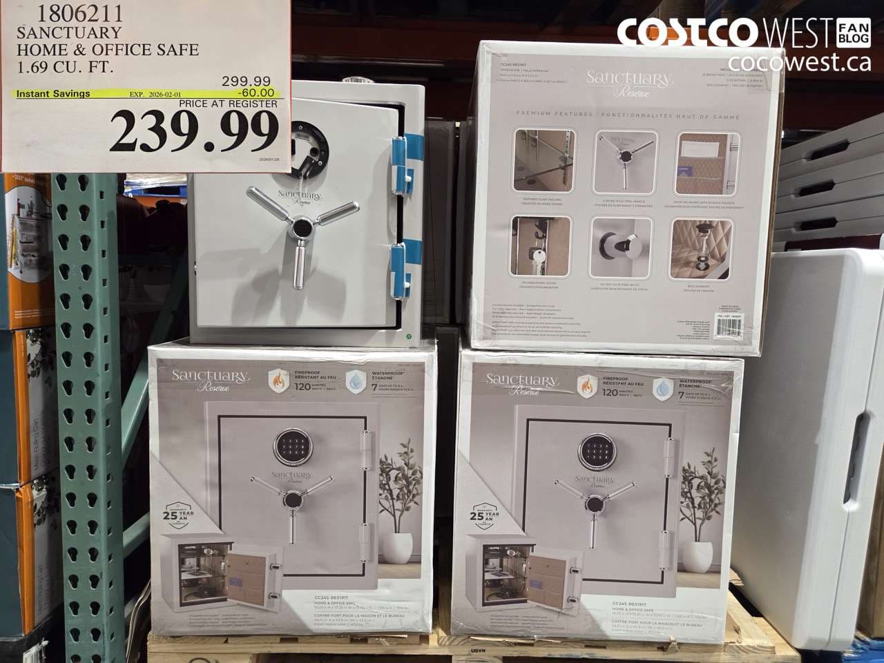 SANCTUARY HOME & OFFICE SAFE 1.69 CU FT