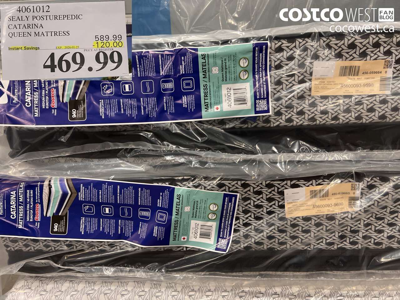 SEALY POSTUREPEDIC CATARINA QUEEN MATTRESS