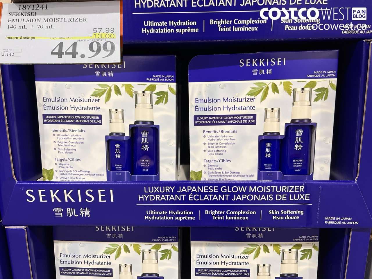 SEKKISEI EMULSION MOISTURIZER 140 mL + 70 mL