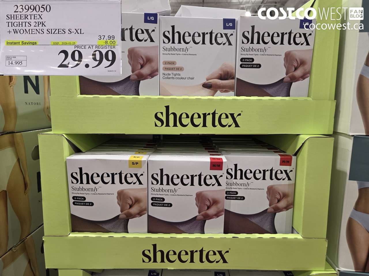 SHEERTEX LIGHTS 2PK WOMENS SIZES S-XL