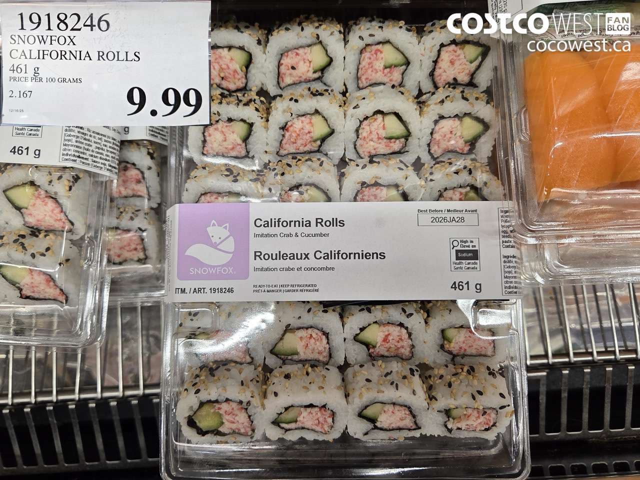 SNOWFOX CALIFORNIA ROLLS 461G