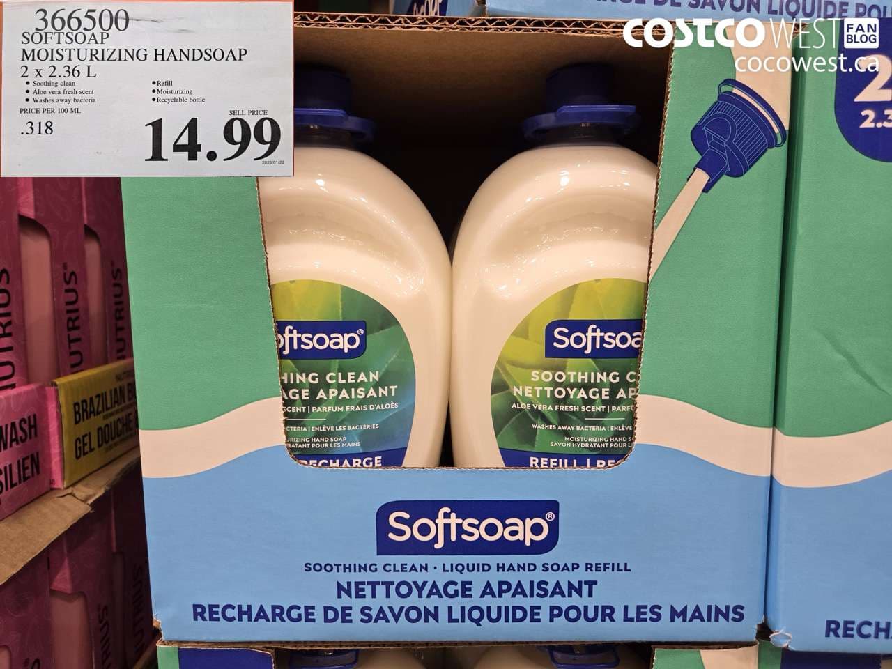SOFTSOAP HANDSOAP WITH ALOE 2 X 2.36L