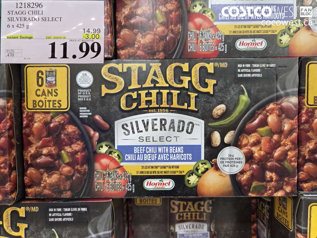STAGG CHILI SILVERADO SELECT 6 x 425 g