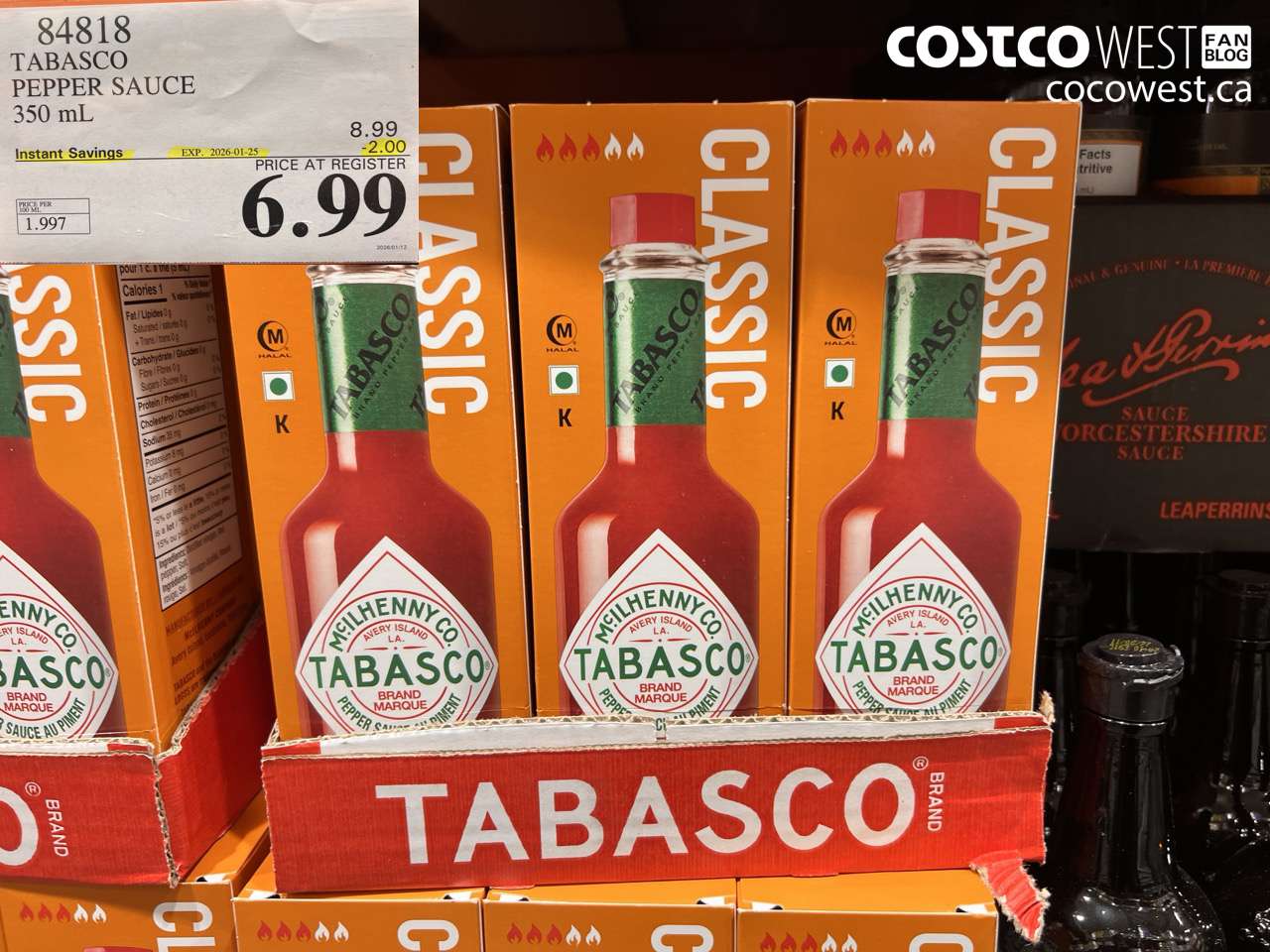 TABASCO PEPPER SAUCE 350 mL