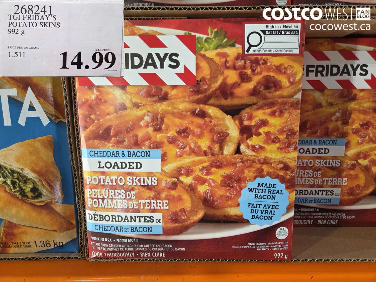 TGI FRIDAY’S POTATO SKINS 992 G