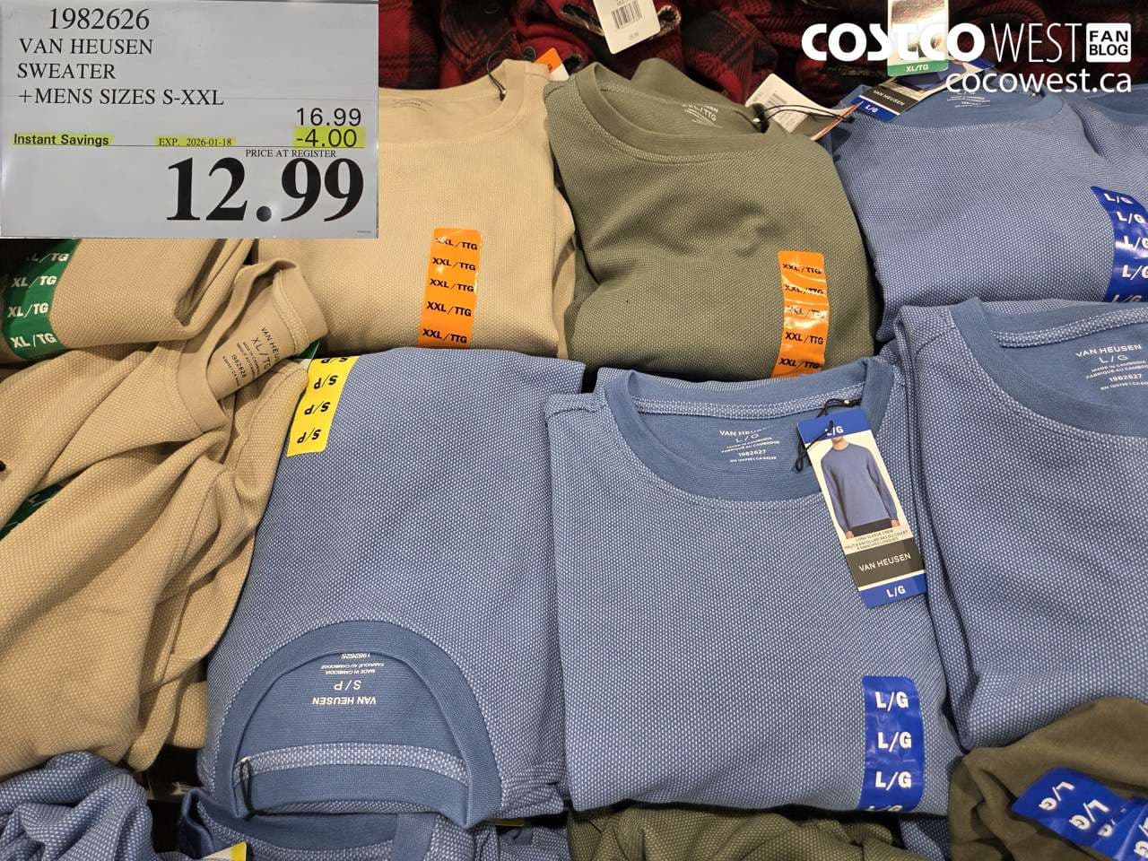 VAN HEUSEN SWEATER MENS SIZES S-XXL