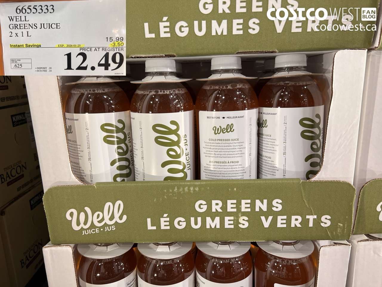 WELL GREENS JUICE 2 X 1 L