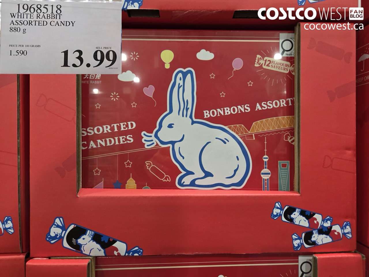 WHITE RABBIT ASSORTED CANDY 880G