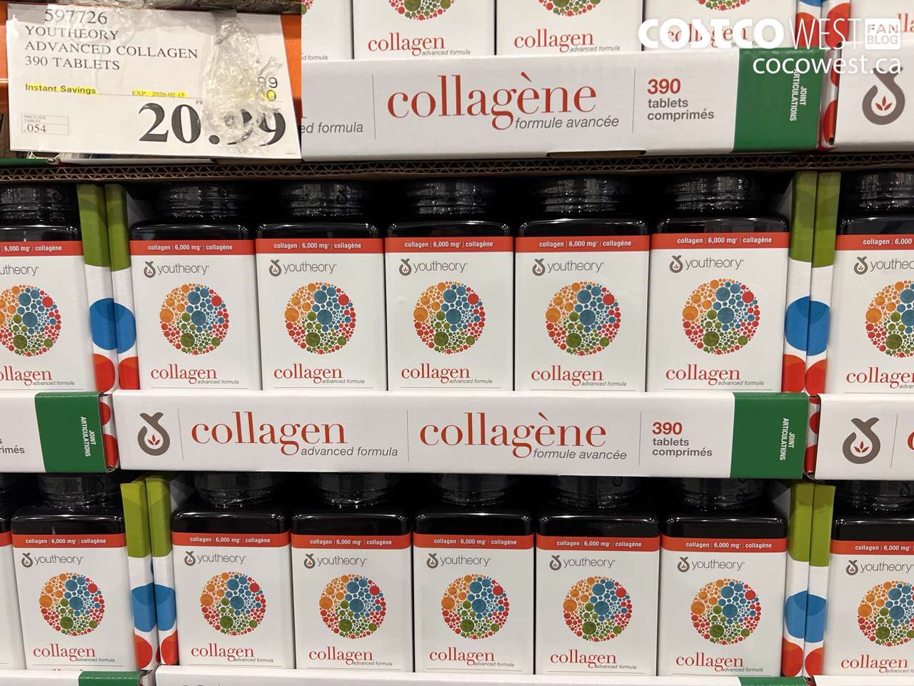 YOUTHEORY ADVANCED COLLAGEN 390 TABLETS