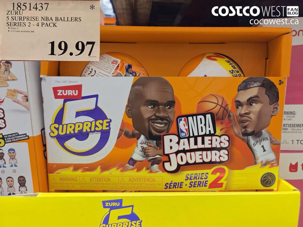 ZURU 5 SURPRISE NBA BALLERS SERIES 2 4 PACK