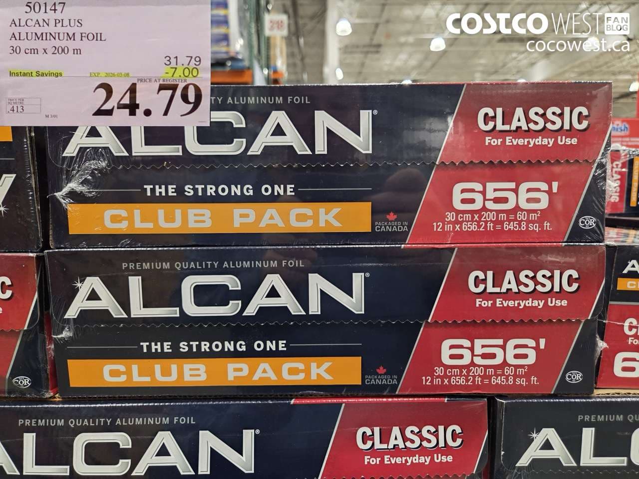 ALCAN PLUS ALUMINUM FOIL 30 CM X 200 M