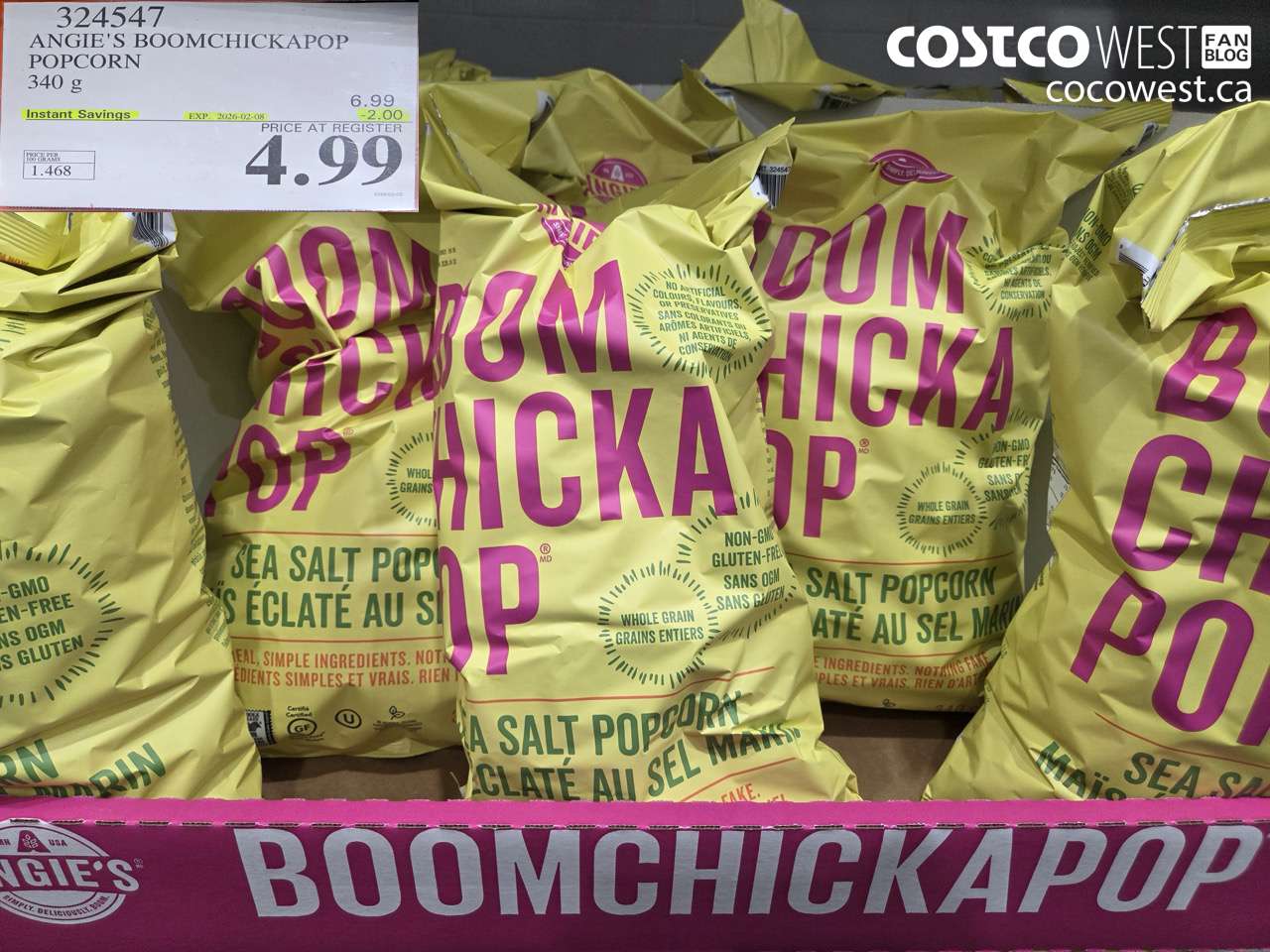 ANGIE’S BOOMCHICKAPOP POPCORN 340 g