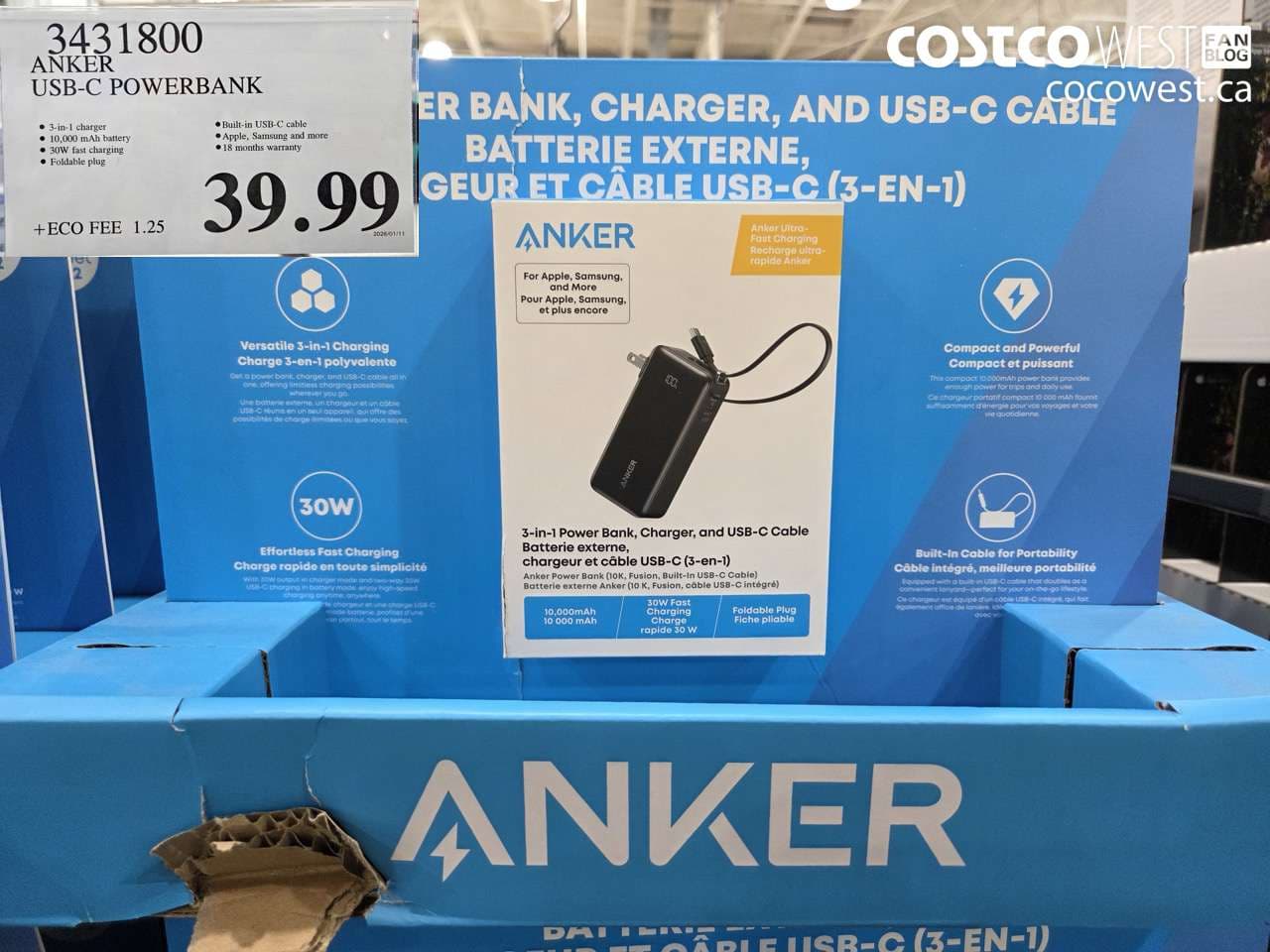 ANKER USB-C POWERBANK