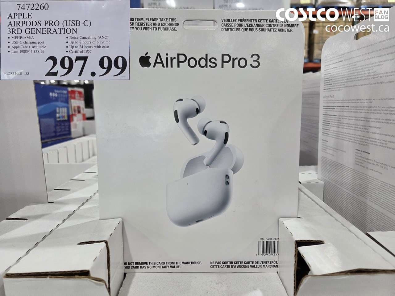 APPLE AIRPODS PRO (USB-C) 3RD GENERATION