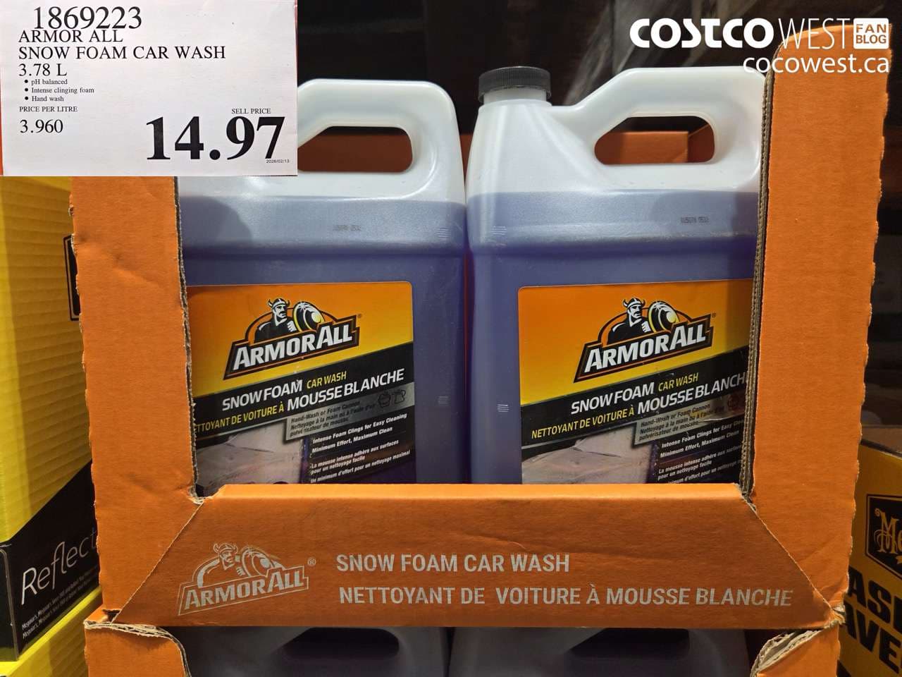 armor all snow foam car wash 378 l