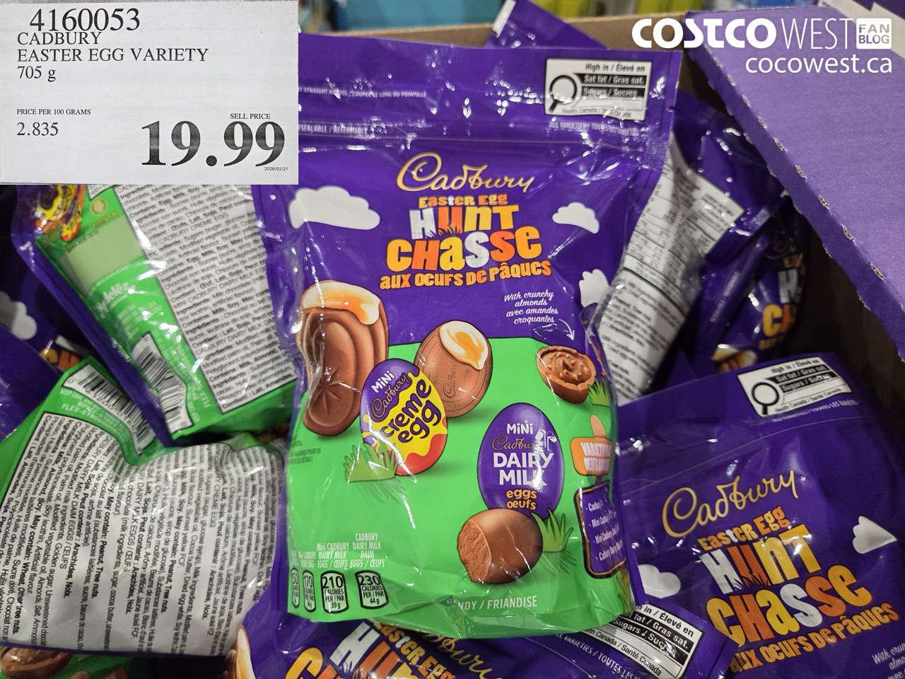 cadbury easter egg variety 705 g