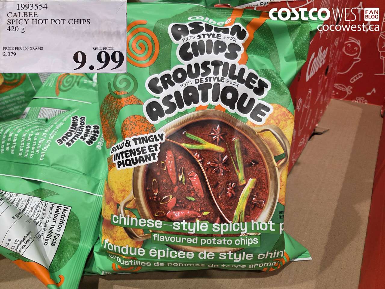 CALBEE SPICY HOT POT CHIPS 420 g