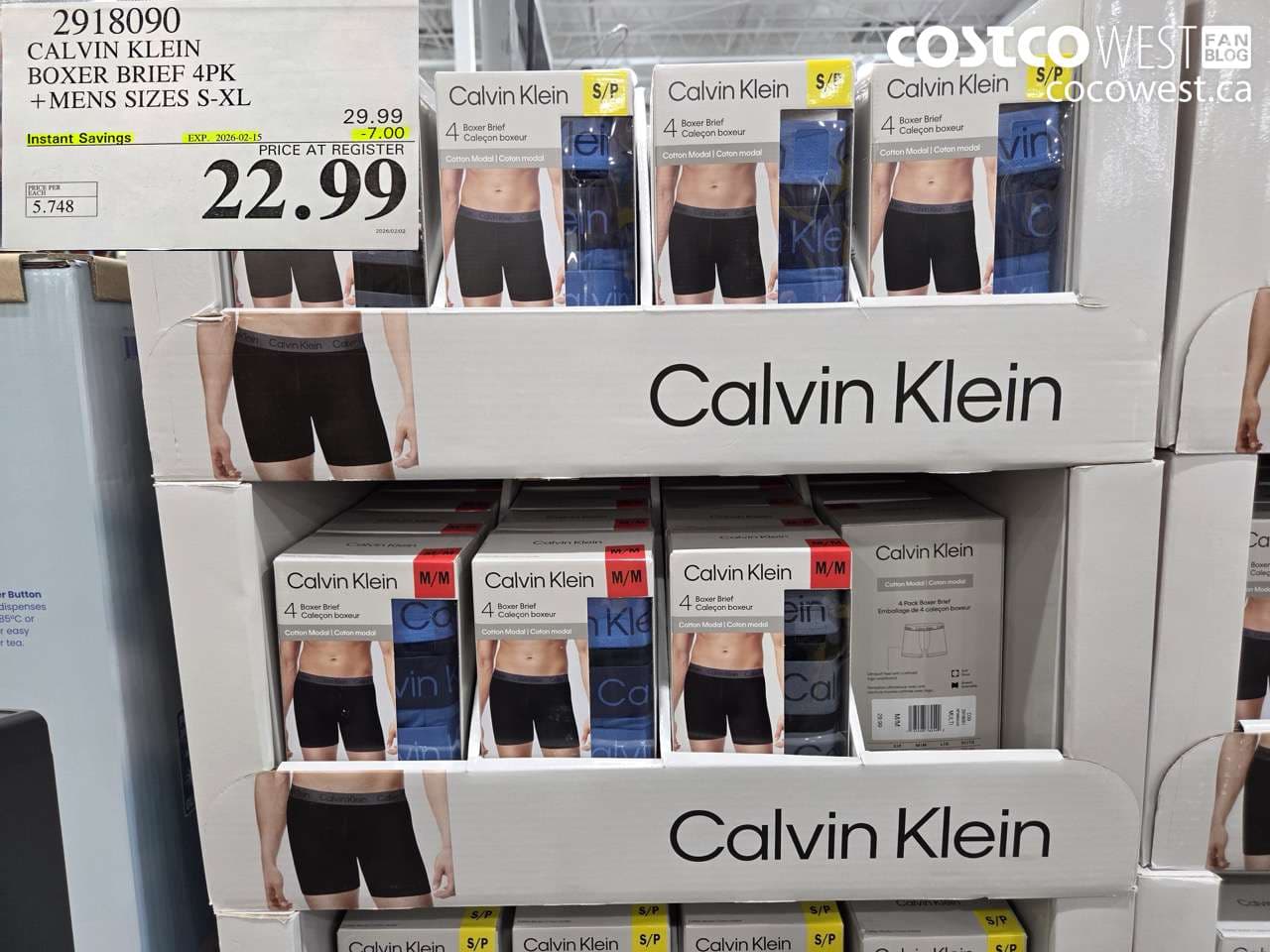CALVIN KLEIN BOXER BRIEF 4PK MENS SIZES S-XL