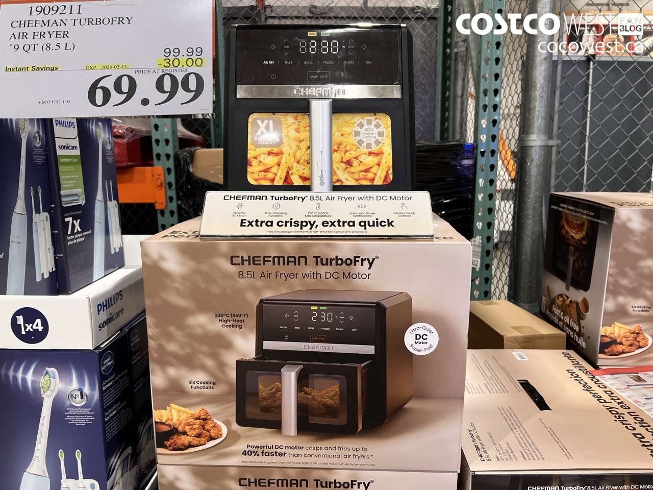 CHEFMAN TURBOFRY AIR FRYER 9 QT (8.5 L)