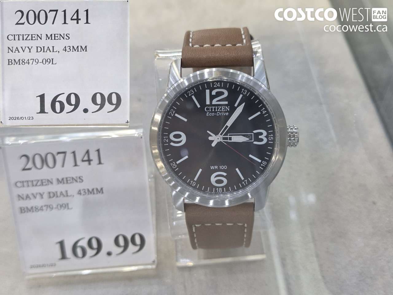CITIZEN MENS NAVY DIAL, 43MM BM8479-09L