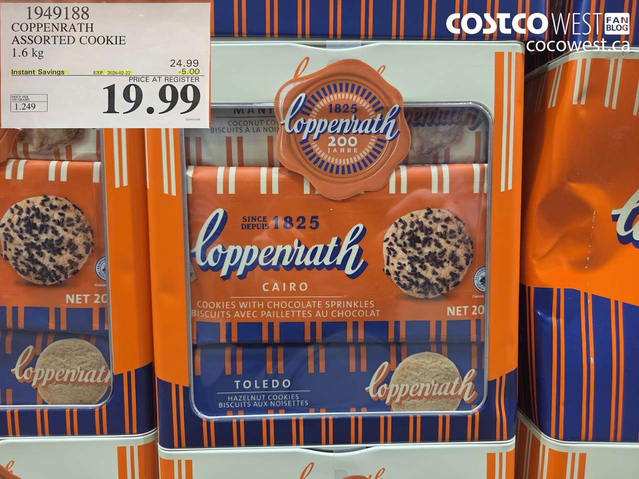COPPENRATH ASSORTED COOKIE 1.6 kg