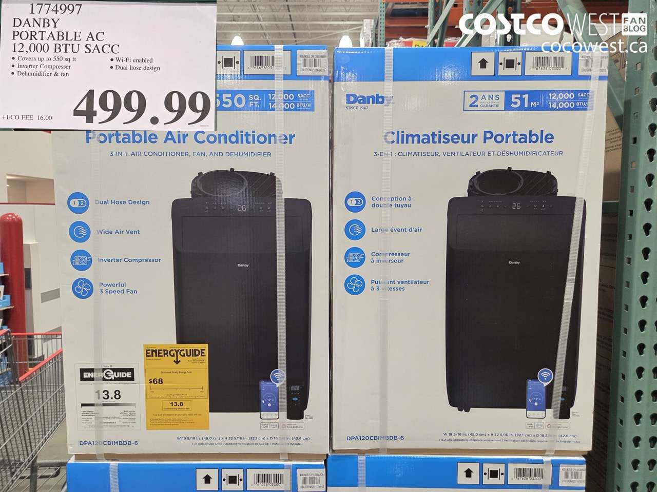 danby portable ac 12000 btu sacc