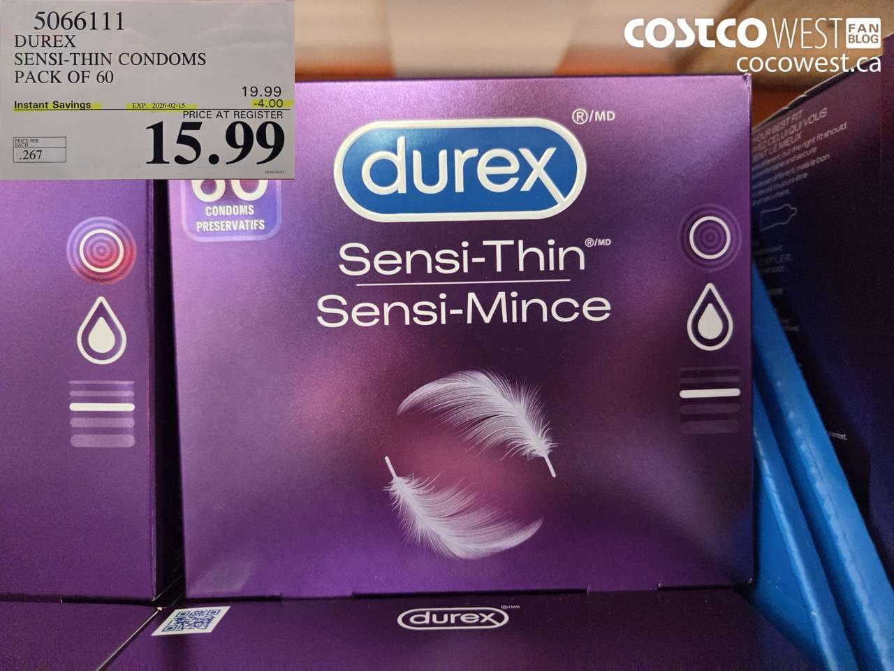 DUREX SENSI-THIN CONDOMS PACK OF 60